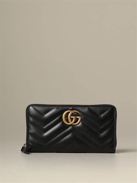 Portafoglio in pelle matelassé GUCCI da donna 